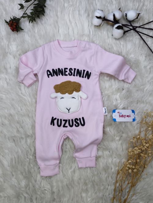 Annesinin Kuzusu Kabartmal Tulum Pembe