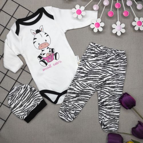 Sevimli Minik Zebra Body Takm - 0