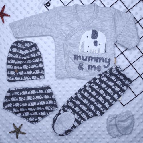 Mummy 5'li Zbn Takm Gri