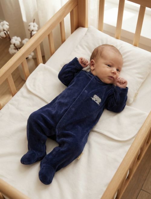 Kadife Patikli Tulum Lacivert