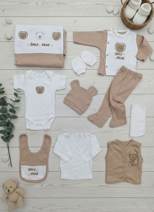 10 lu Only Bear Nakl Hastane k - Kahve