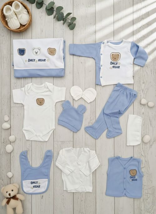 10 lu Only Bear Nak��l� Hastane ��k��� - Mavi