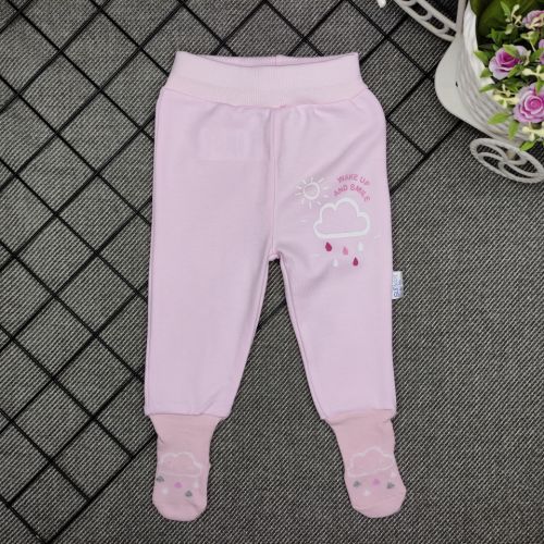 Bulutlu orapl Pantolon - Pembe